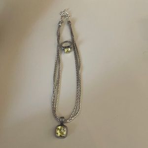 Premier Designs Ring and necklace set